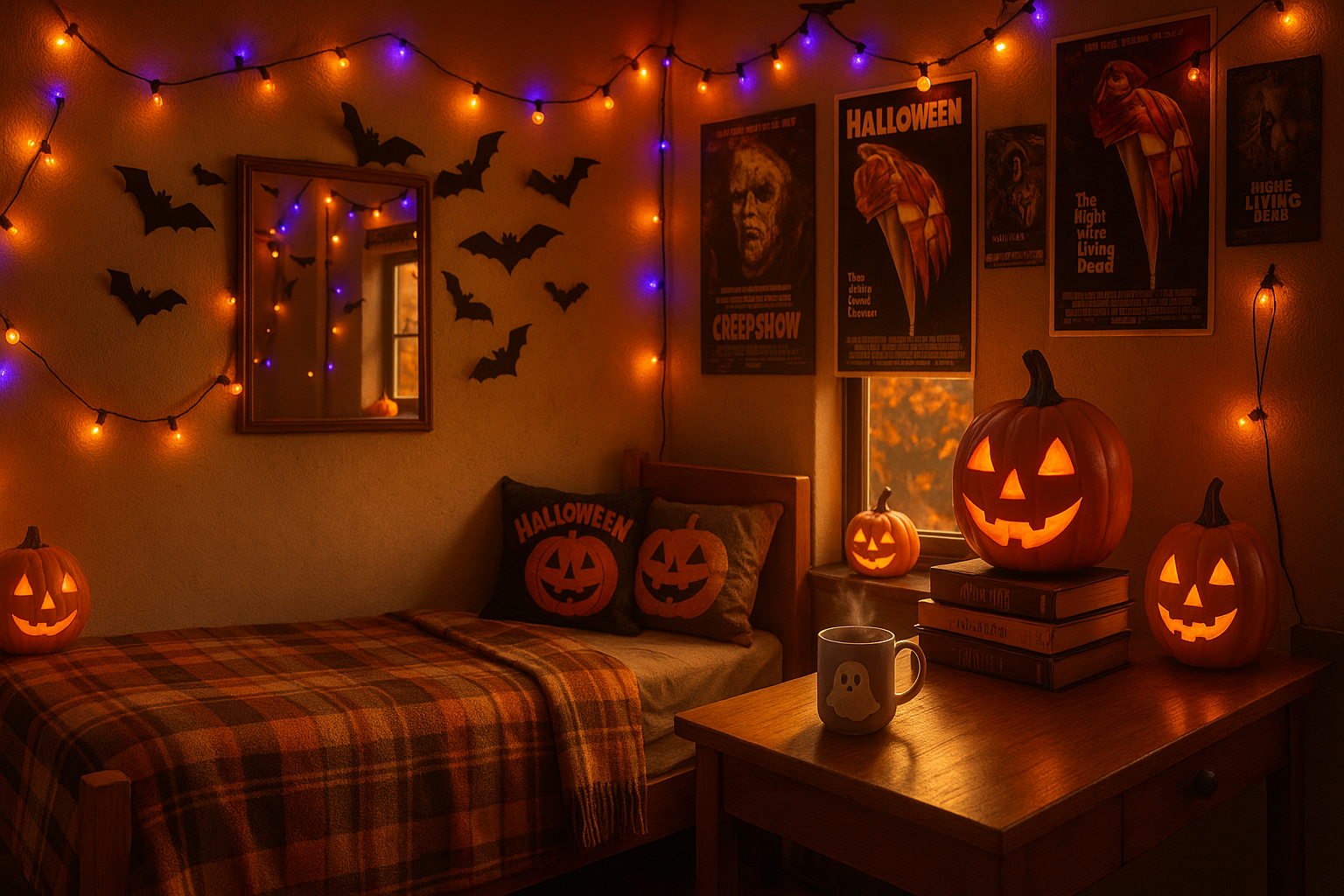 How to Decorate Your Dorm or Apartment for Early Spooky Vibes ...