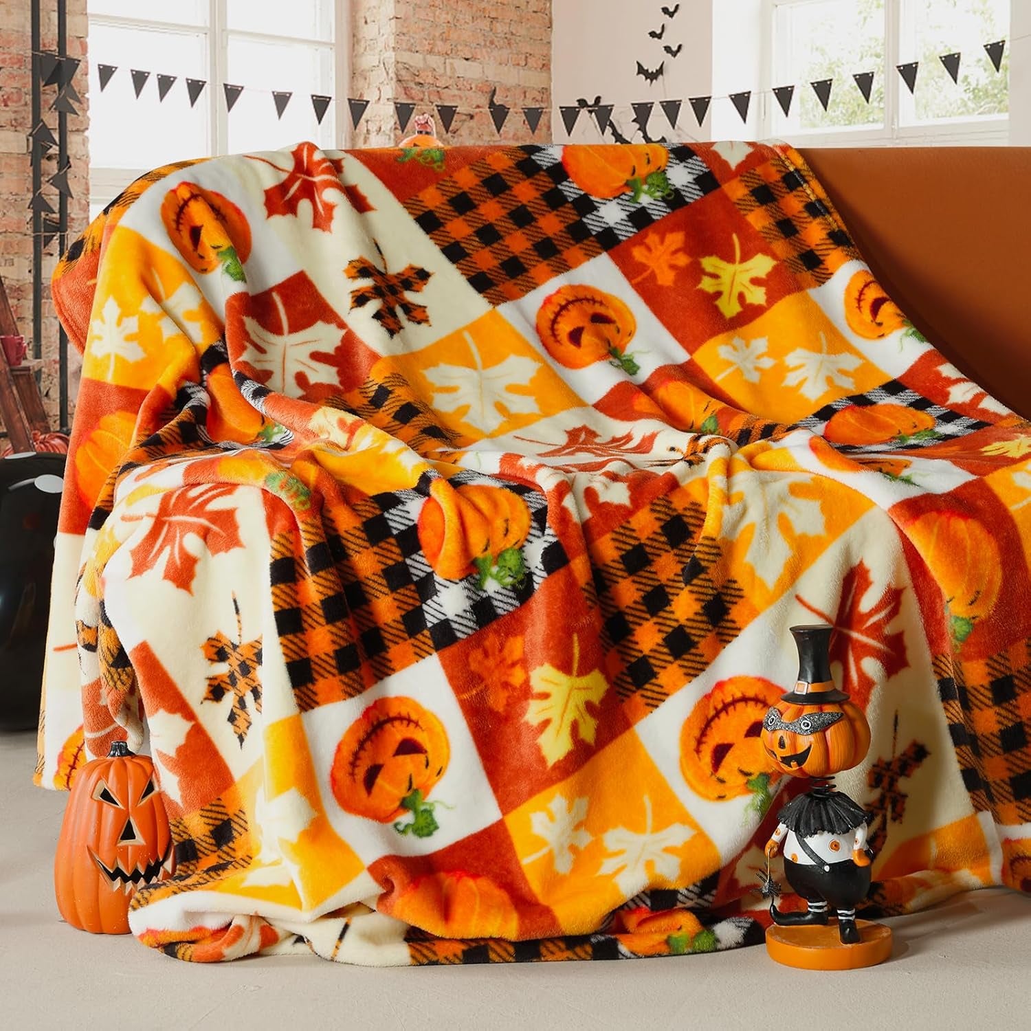 Halloween Fleece Throw Blanket