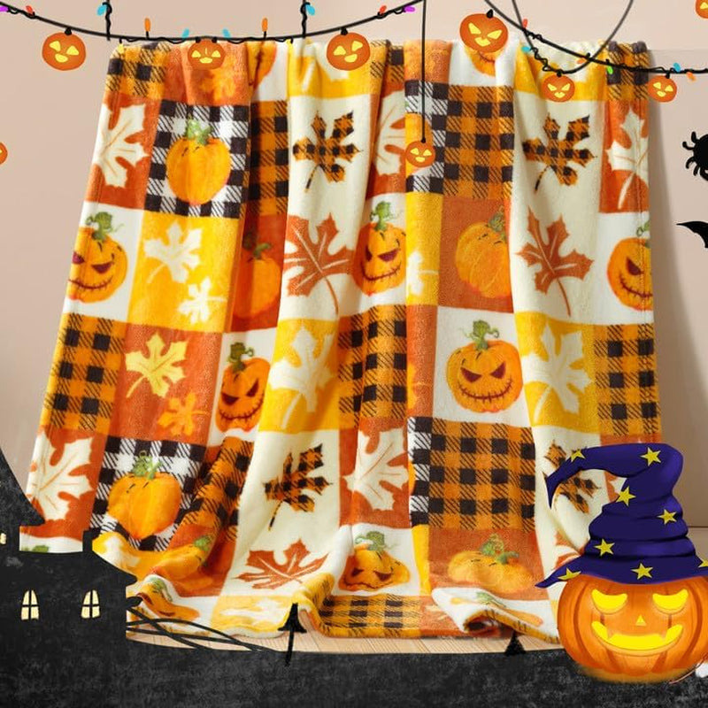 Halloween Fleece Throw Blanket