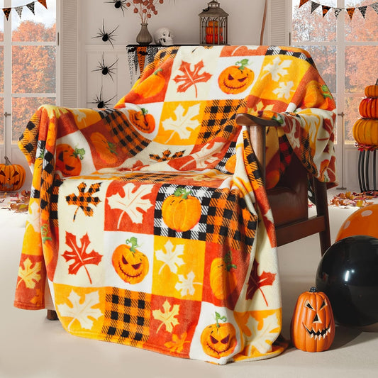 Halloween Fleece Throw Blanket