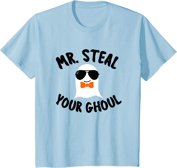 Mr. Steal Your Ghoul Ghost Costume Boys Halloween T-Shirt - Image 6