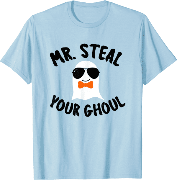 Mr. Steal Your Ghoul Ghost Costume Boys Halloween T-Shirt - Image 3