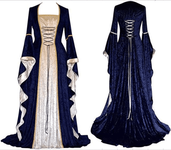 Halloween Medieval Punk Gothic Dress Costume - Image 11