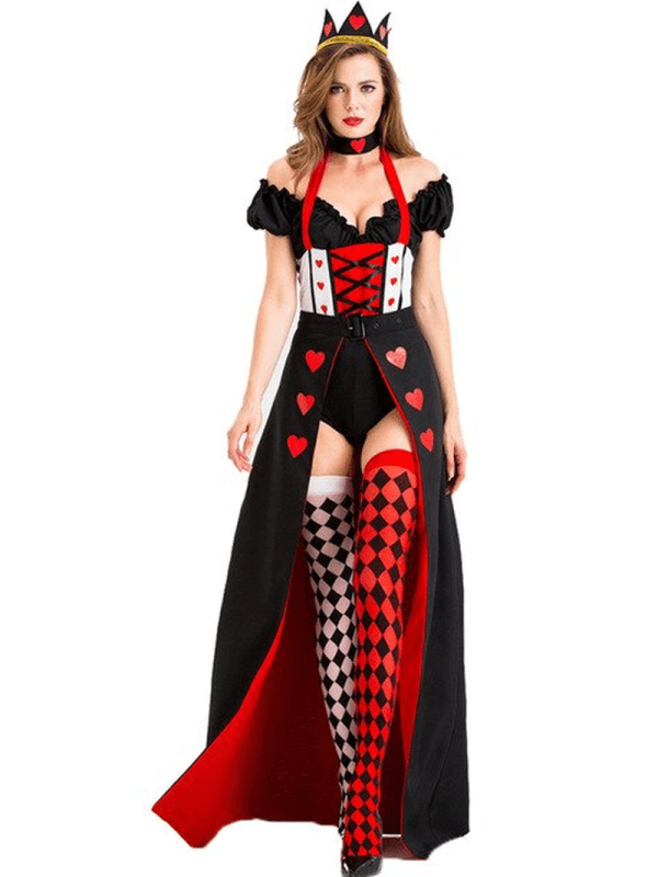 Sexy Alice in Wonderland Queen of Hearts Costume - Image 7