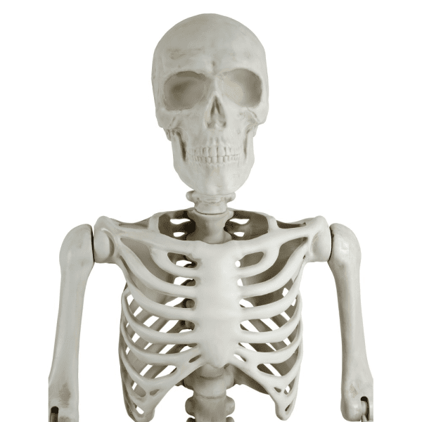 10 Ft. Giant Poseable Skeleton, Bone Colored, Halloween Outdoor Decoration, Way to Celebrate - Image 5