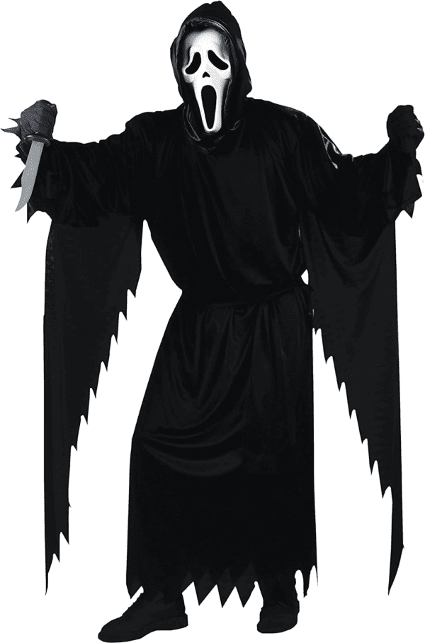 Adult Scream Ghost Face Costume, Black - Image 3