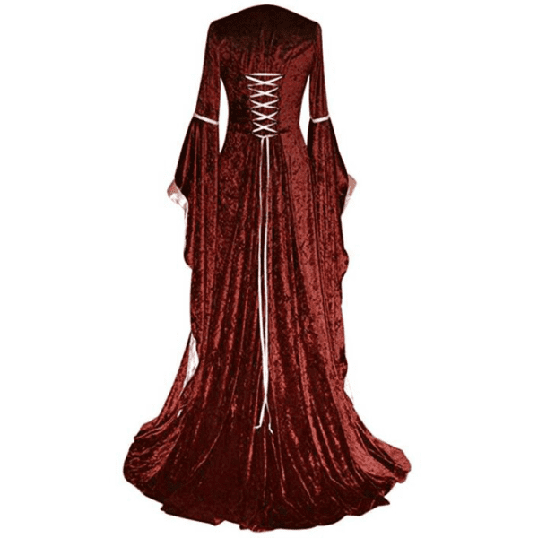 Halloween Medieval Punk Gothic Dress Costume - Image 6