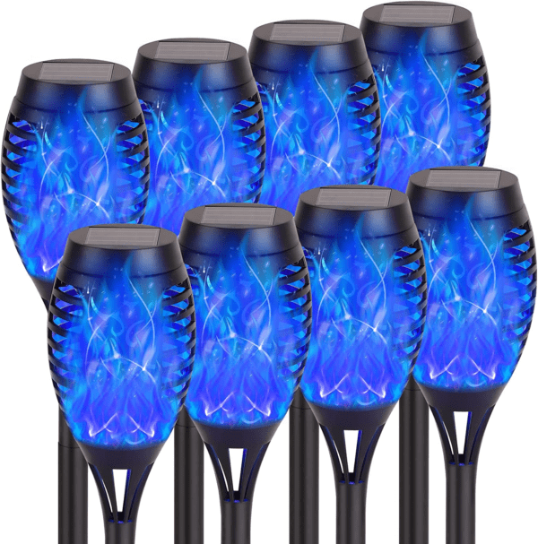 8 Pack Halloween Decorations Outdoor with Flickering Flame - Image 7