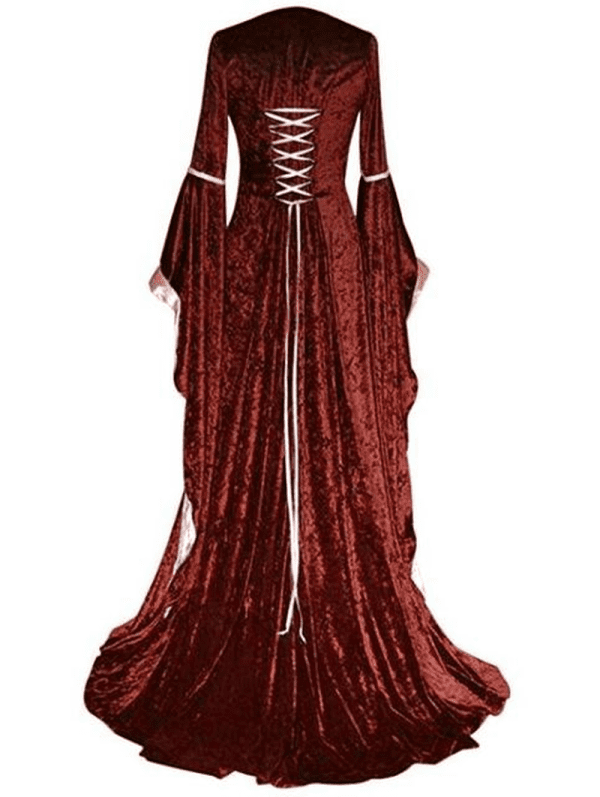 Halloween Medieval Punk Gothic Dress Costume - Image 10