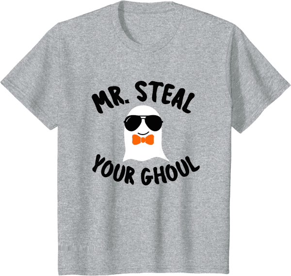 Mr. Steal Your Ghoul Ghost Costume Boys Halloween T-Shirt - Image 7