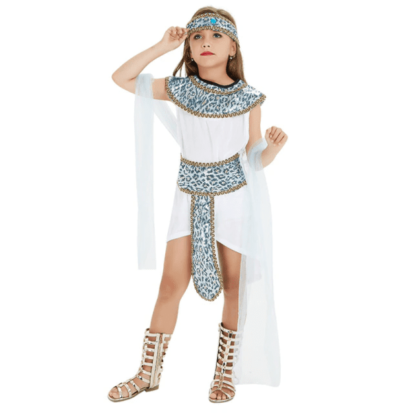 Halloween Costumes Boy Girl Ancient Egypt Egyptian Pharaoh Cleopatra Prince Princess Costume for Children Kids Cosplay - Image 12