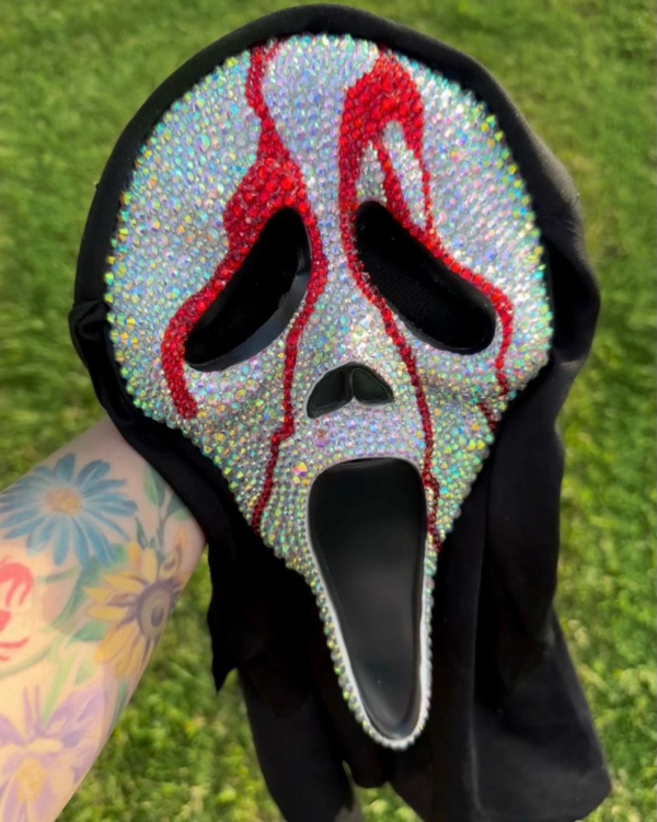 Crystalized Bloody Scream Ghostface Mask - Image 3