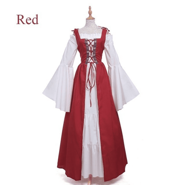 S-6XL Medieval Punk Dress Cosplay Halloween Costumes Women Palace Carnival Party Disguise Princess Female Victorian Vestido Robe - Image 11