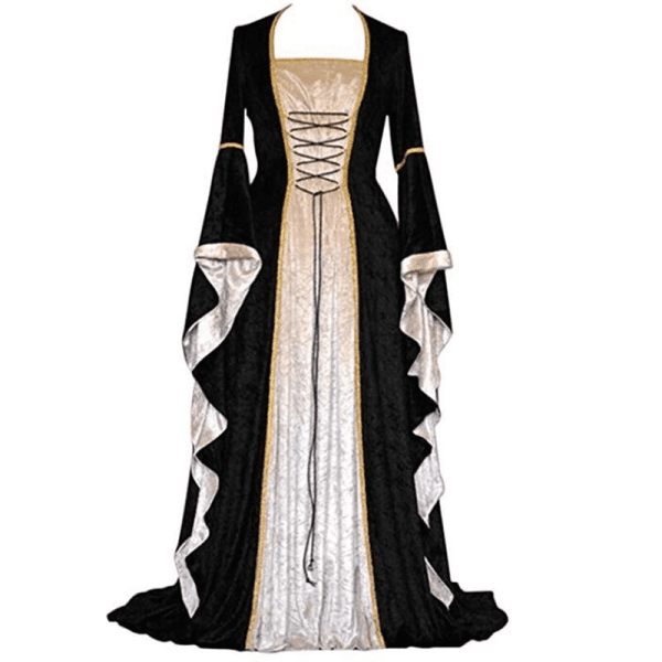 Halloween Medieval Punk Gothic Dress Costume - Image 2