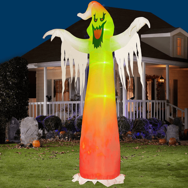 9 FT Halloween Blow up Yard Decorations with Built-In LED Lights for Indoor and Outdoor - Image 5