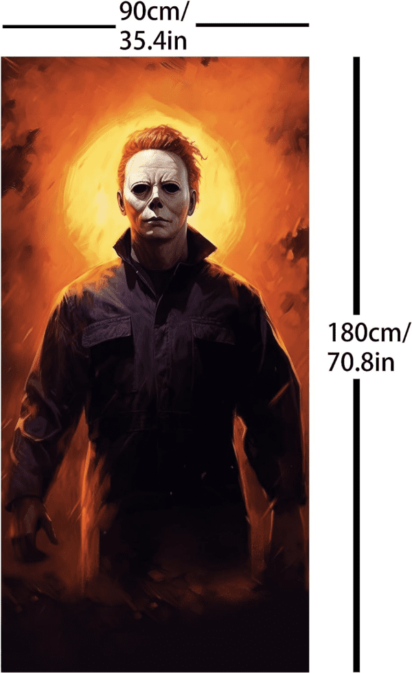 Horror Movie Michel Halloween Door Decoration - Image 3