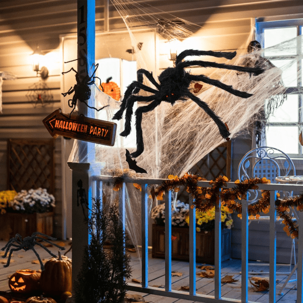 Halloween Spider Decorations, 6 Pcs - Image 7