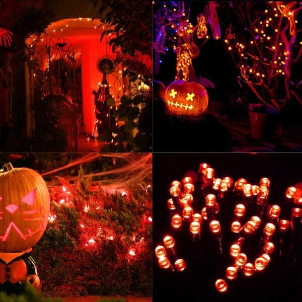 300 LED Halloween Lights, 98.5FT Halloween String Lights with 8 Lighting Modes - Image 2