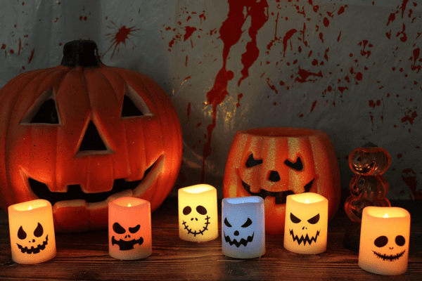 Halloween Flameless Votive Candles Color Changing with Remote Timer - Image 3