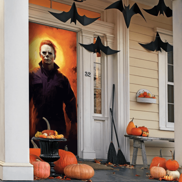 Horror Movie Michel Halloween Door Decoration - Image 9