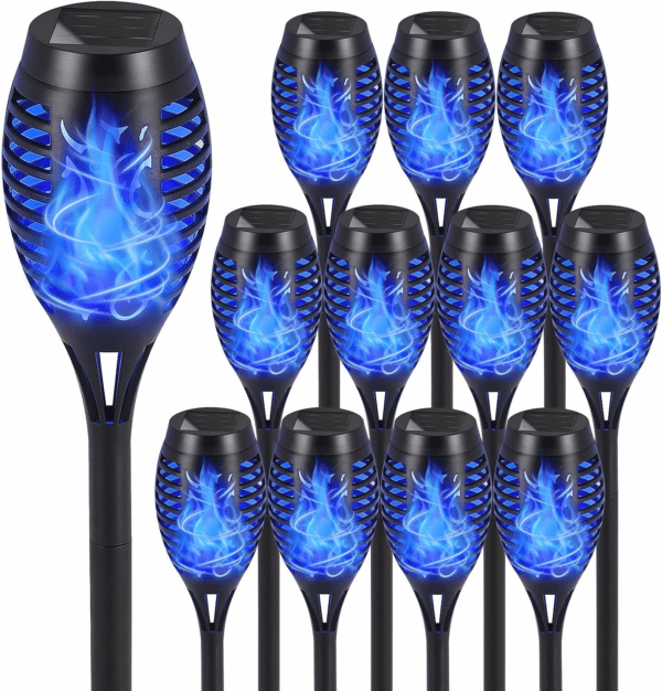 8 Pack Halloween Decorations Outdoor with Flickering Flame - Image 12