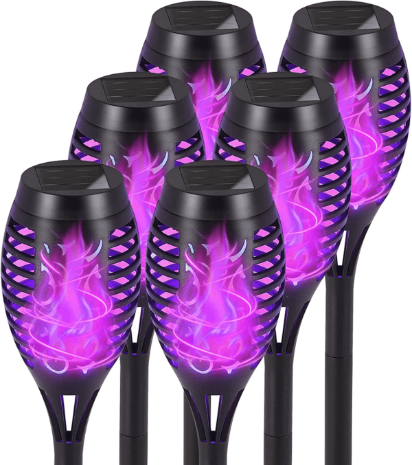 8 Pack Halloween Decorations Outdoor with Flickering Flame - Image 13