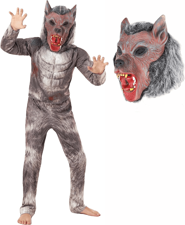 Morph Wolf Costume for Kids