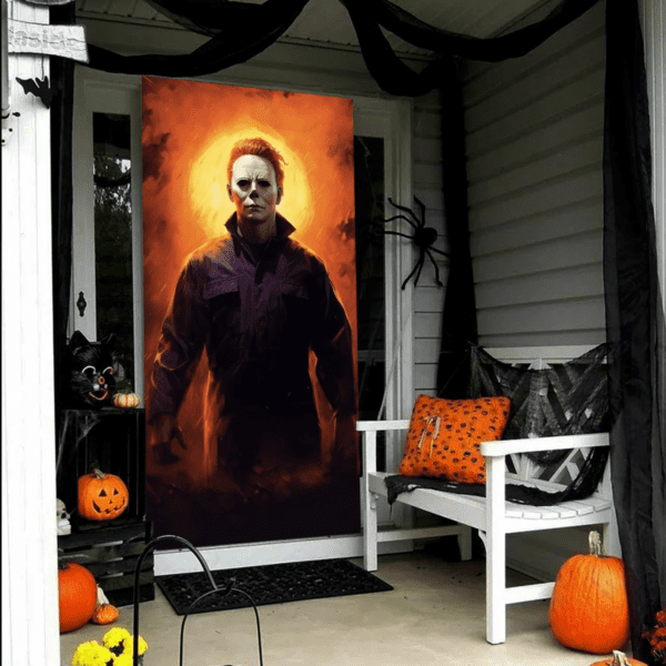 Horror Movie Michel Halloween Door Decoration - Image 5