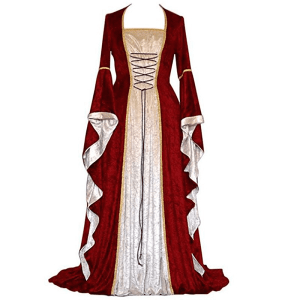 Halloween Medieval Punk Gothic Dress Costume - Image 5