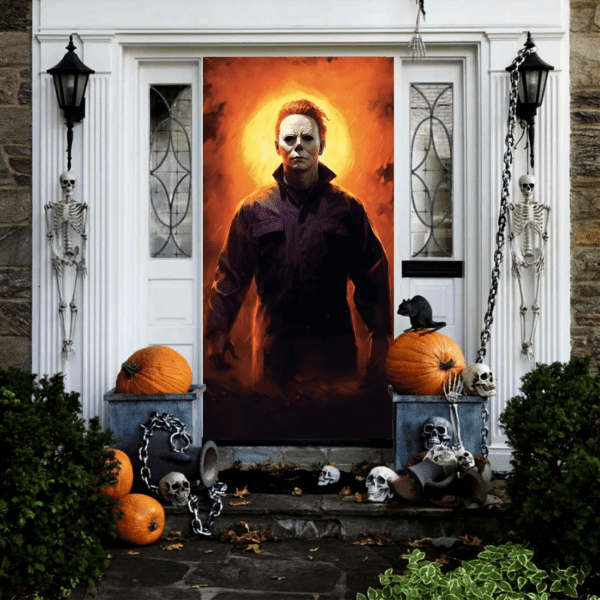 Horror Movie Michel Halloween Door Decoration - Image 8