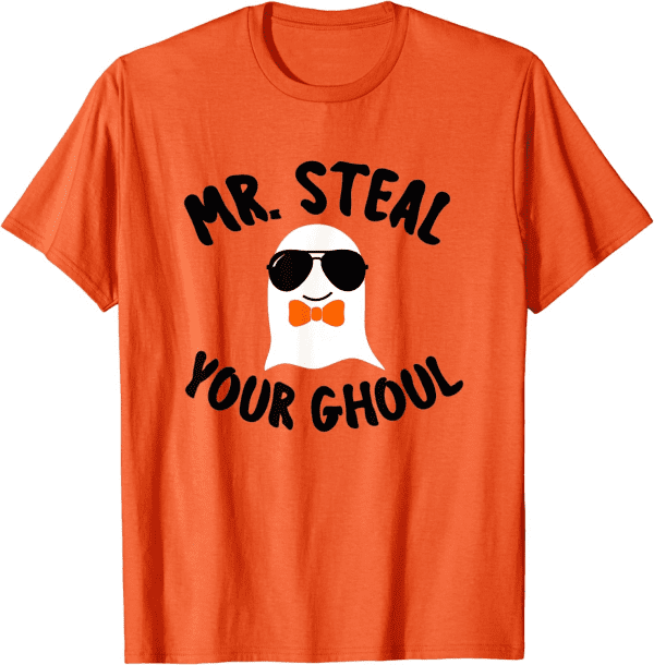 Mr. Steal Your Ghoul Ghost Costume Boys Halloween T-Shirt - Image 8