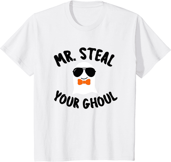 Mr. Steal Your Ghoul Ghost Costume Boys Halloween T-Shirt - Image 5