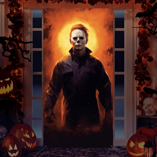 Horror Movie Michel Halloween Door Decoration