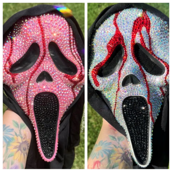 Crystalized Bloody Scream Ghostface Mask