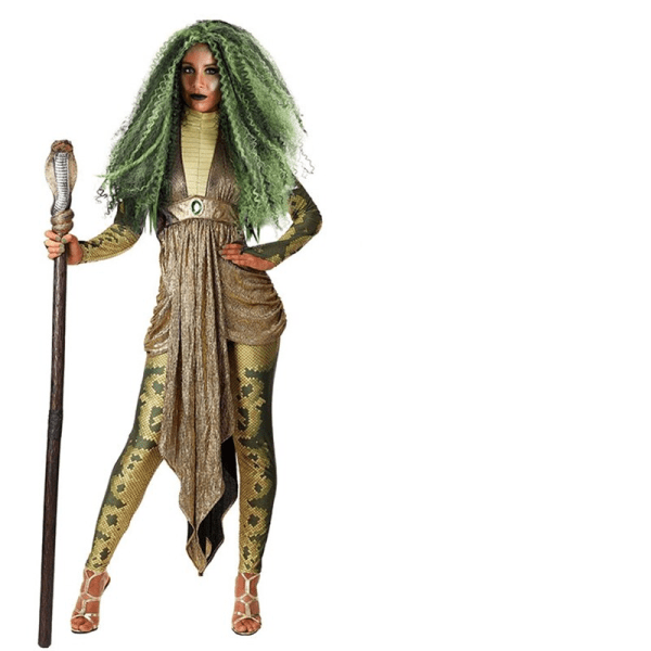 Gothic Halloween Ancient Greek Myth Medusa Costume - Image 2