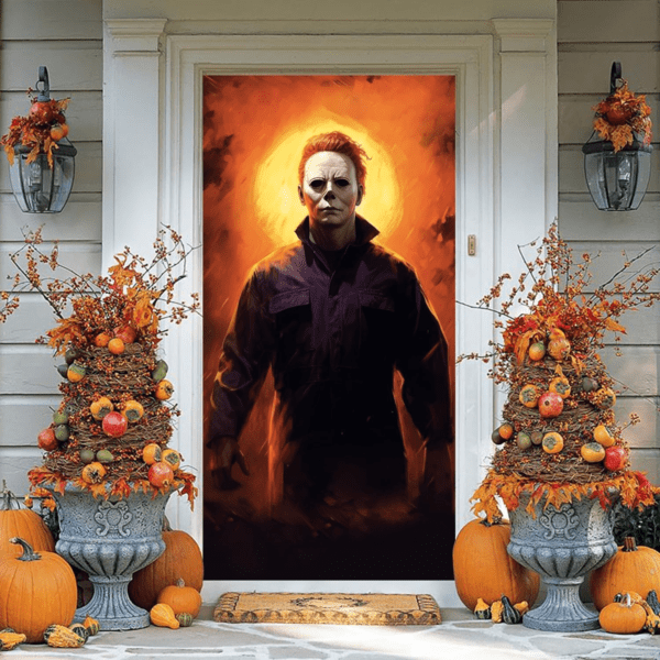 Horror Movie Michel Halloween Door Decoration - Image 2