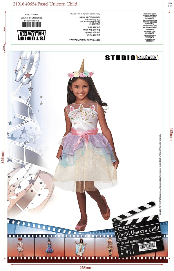 Unicorn Costume for Girls - Image 2