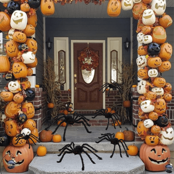 Halloween Spider Decorations, 6 Pcs - Image 8