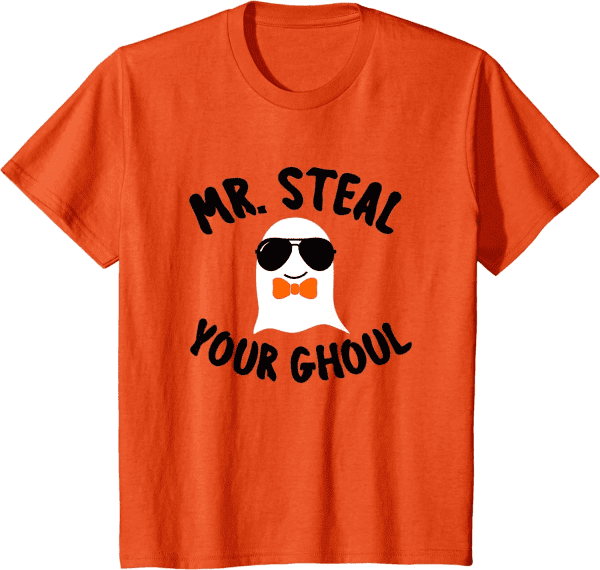 Mr. Steal Your Ghoul Ghost Costume Boys Halloween T-Shirt - Image 9