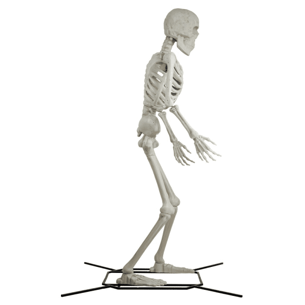 10 Ft. Giant Poseable Skeleton, Bone Colored, Halloween Outdoor Decoration, Way to Celebrate - Image 4