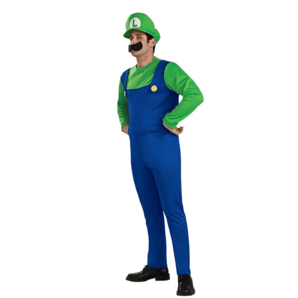 Super Mari Luigi Brother Costume Kids and Adults - Image 8