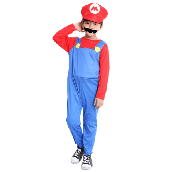 Super Mari Luigi Brother Costume Kids and Adults - Image 9