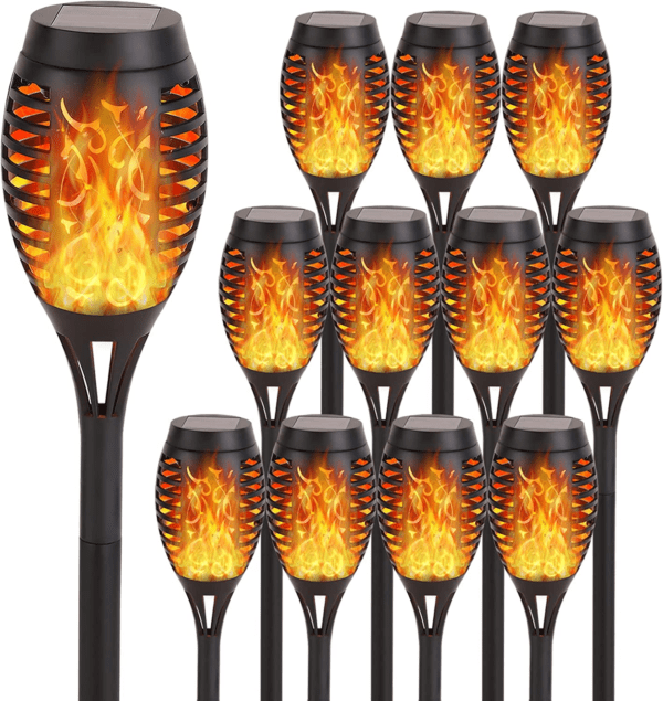 8 Pack Halloween Decorations Outdoor with Flickering Flame - Image 10