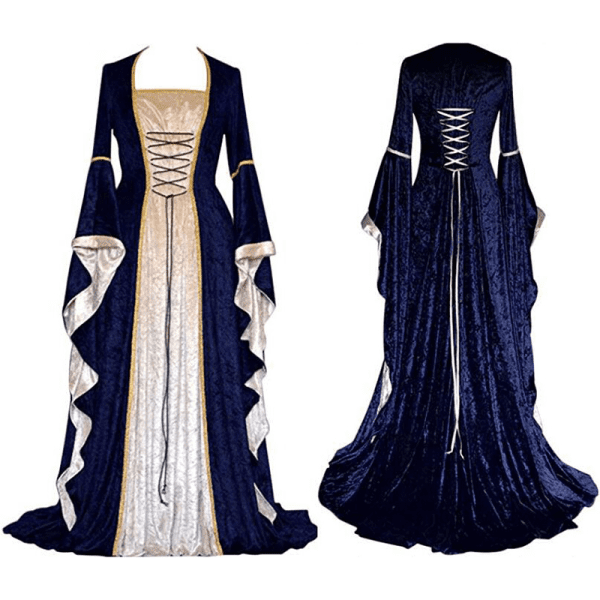 Halloween Medieval Punk Gothic Dress Costume