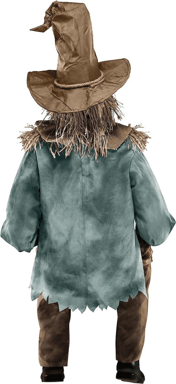 4.5 Ft Scary Sitting Scarecrow Animatronic - Image 5