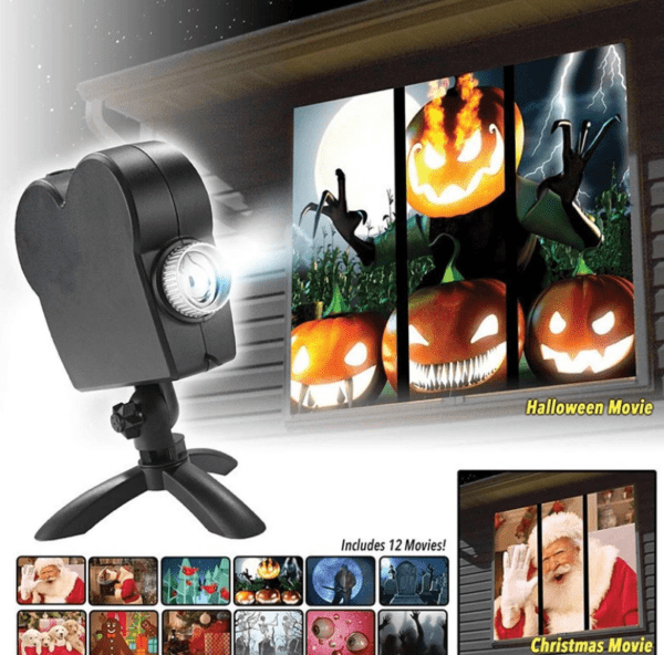 "Spooky Nights" Halloween Holographic Projector - Image 5