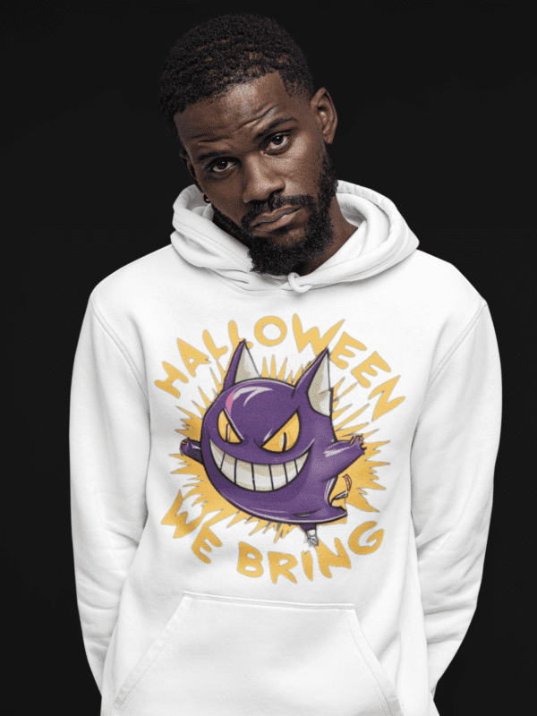 Halloween We Bring! Gengar Unisex Hoodie - Image 4